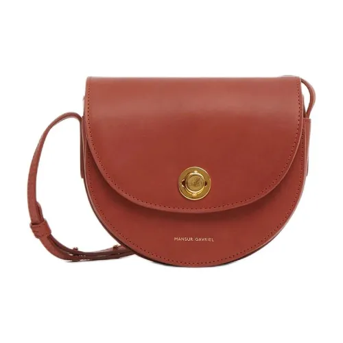 MANSUR GAVRIEL Сумка с растительным дублением кожи седло сумка через плечо мини женский цвет коньячный