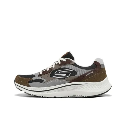 Skechers Go Run Consistent 2,0 Беговые кроссовки Низкий верх Коричневый Черный Мужской