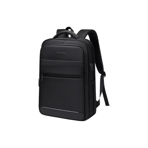 GOLF Ткань Рюкзак Стандартный Мужской Черный