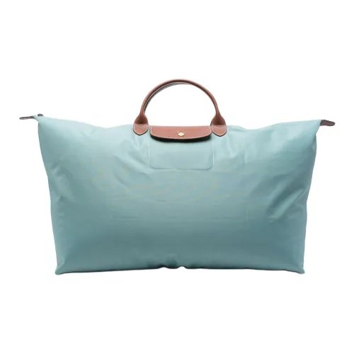 LONGCHAMP Le Pliage Переработанный полиамид Сумка Средний Женский Синий и Умбра