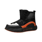 Чёрный и оранжевый