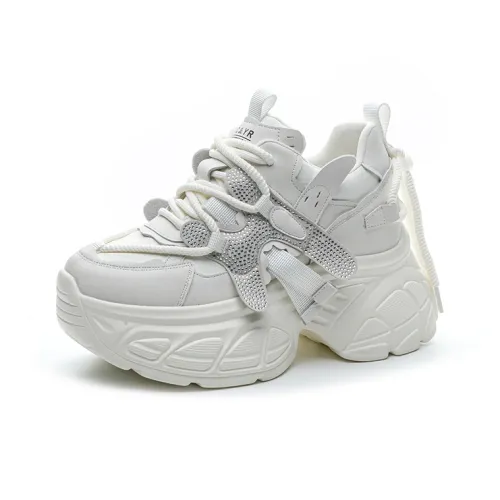 The Mystery Of Glamour визуально увеличивает рост Низкий топ Толстая подошва Кроссовки Женские