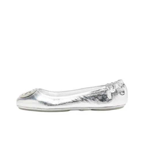 TORY BURCH Minnie Повседневная обувь Женская Серебряная
