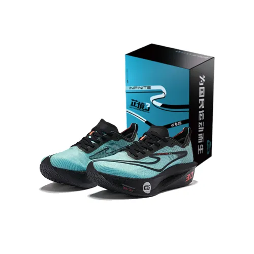 Erke Realm of The Orchid 3,0 Беговые кроссовки Низкий топ Аква Синий Глубокий Черный Мужской