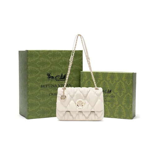 BETTINA VIVIAN ПУ (полиуретан) Сумка через плечо Женская Экрю