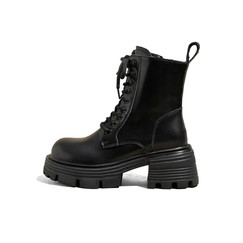 A Poinsettia Princess Короткий Martin Boot Женские Черный