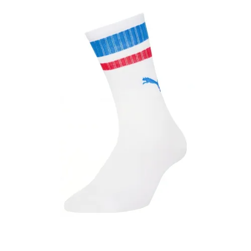 PUMA Носки Crew Унисекс 1 упаковка Красные Синие Полосы
