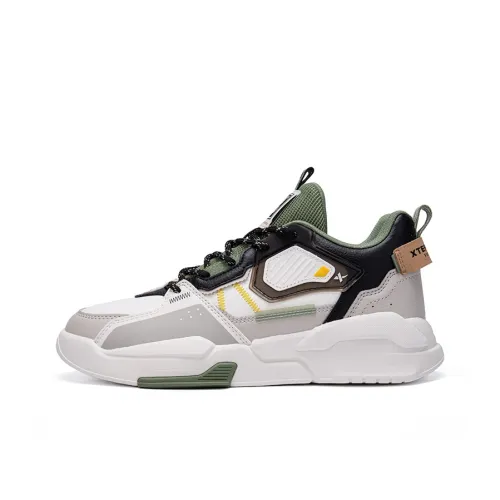 XTEP Легкий Верх Высокий Топ Повседневная Обувь Мужская Белый Серый Черный