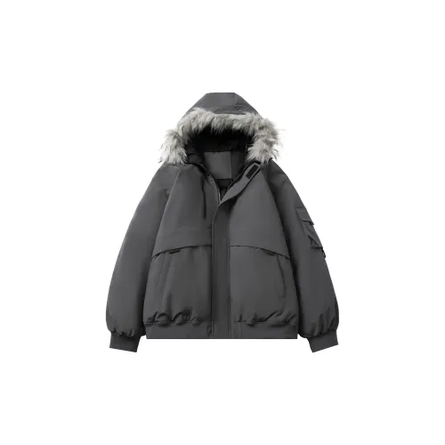 FEIERDAOSHANGDEMAO Хлопковый пуховик Унисекс