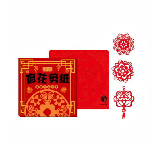 Y·S·R Год Змеи Красный Бумага Маленький Размер Окно Цветочный Дизайн Бумага Раскройка Игрушки