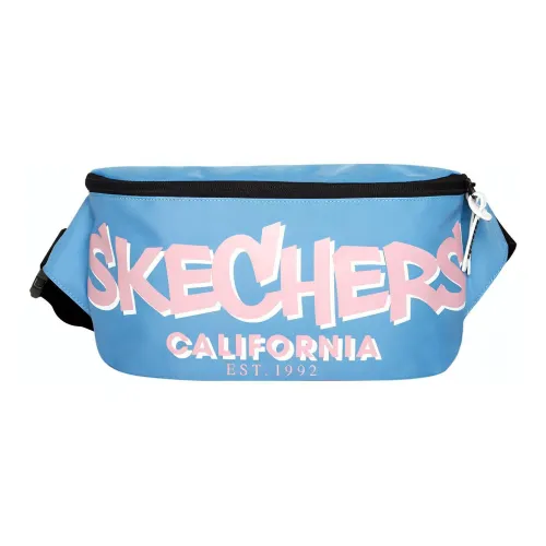 Skechers Полиэстер Сумка через плечо Слинг-сумка Сумка на пояс Маленькая Унисекс Розовая Синяя