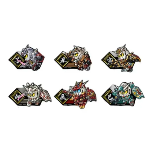 BANDAI Chinese Zodiac Gundam призовые магниты аниме-тематики