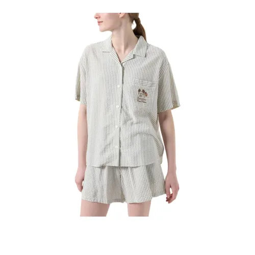 UNIQLO Пижамный комплект женский дымчато-серый