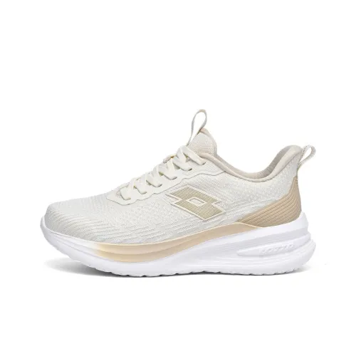 LOTTO Shock Absorbers Slip-Resistant Abrasion-Resistant Breathable Low-Top Running Shoes Women's Quicksand