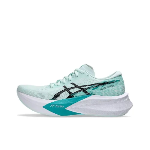 Asics MAGIC SPEED 4 Беговые кроссовки Низкий верх Светло-зеленый Женский