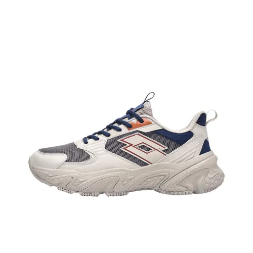 LOTTO Sportlife Износостойкий Дышащий Низкий Топ Casual Мужской Бежевый Серый