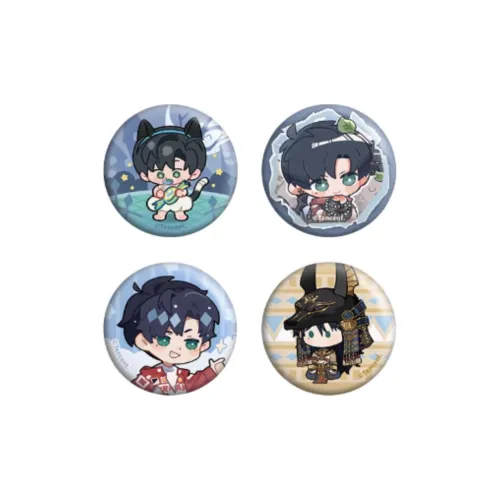 Свет и Ночь Осборн Эван Сариэль Джесси Чарли Су Q EDITION Мини Набор · Вторая Пуля Значки