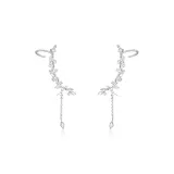 Серьги-кольца "Иней, Дождь, Ветка", 1 пара