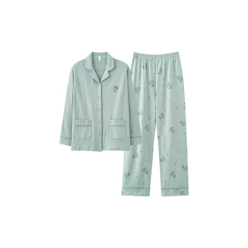 XIAFENYAN Пижамный комплект женский синий