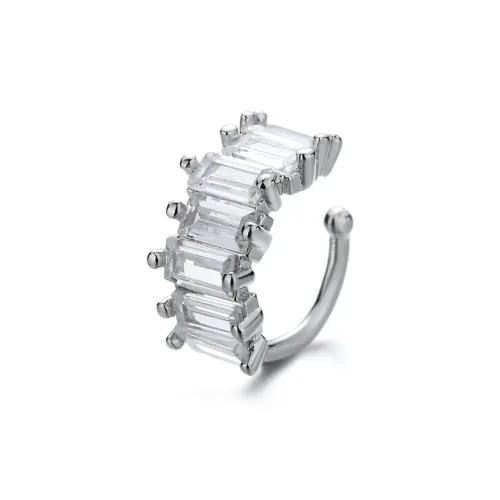 QIANFANGDAHUANGYE Циркон Нижняя заколка On Серьги Унисекс