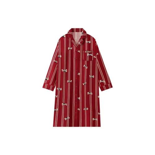 Han Ziduo Ночная сорочка Женская Красная