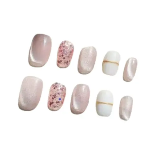 LIANJING [Праздника] Ручной Кристальный Глаз Кошки Искрящийся Чистый Золото Магическое Зеркало Пудра 20 мм Фальшивая Погоня Короткий ЛАДЬЯ