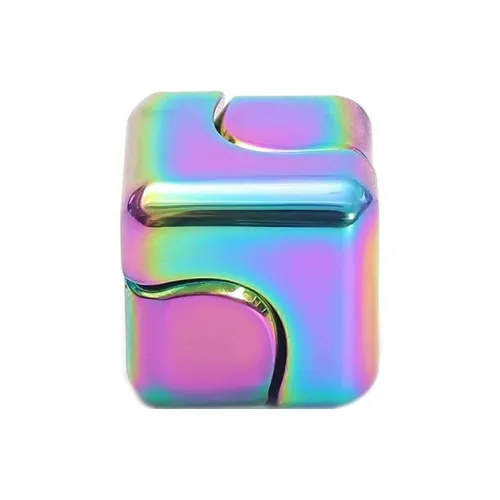 A Little Tide To Play Блок Ослепительный цвет Кончик пальца Волчок Stress Relief Toy Hobby Model