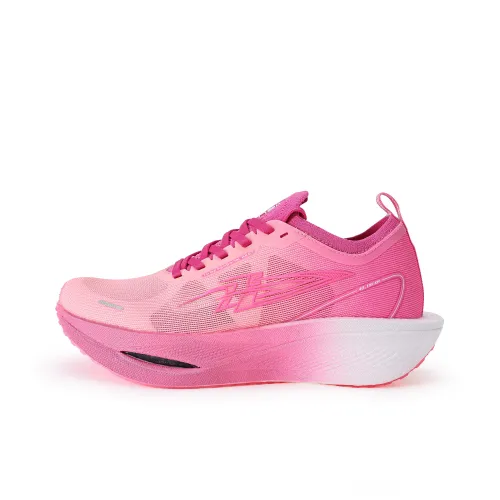 AISU Амортизация устойчивость к истиранию поддержка низкий топ подлинная углеродная пластина кроссовки для бега Marathon унисекс персиковый цвет