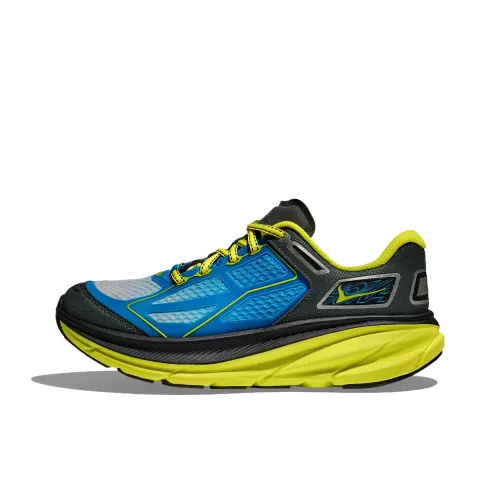 HOKA ONE ONE Clifton 9 Slip-resistant Abrasion-resistant Low-top Беговые кроссовки Унисекс Синий Черный