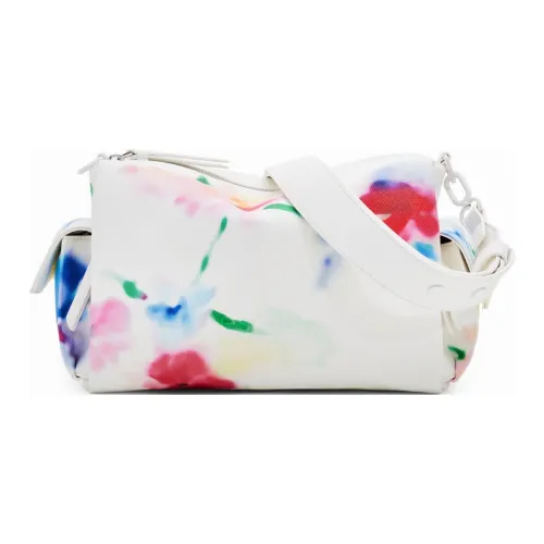 Desigual Переработанный ПУ (полиуретан) Сумка через плечо Средняя Женская Белая и Многоцветная