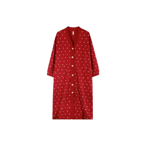 Xuan Liang 63685 Бордовый Женские Банные халаты