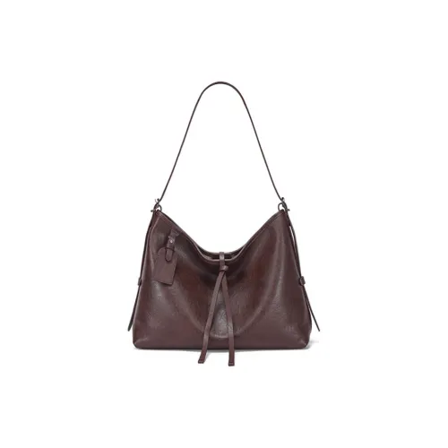 KAISER Первый слой Растительное дубление Коровья кожа Портативная Сумка через плечо Сумка через плечо Обычная Женская Черная Кофейная Коричневая