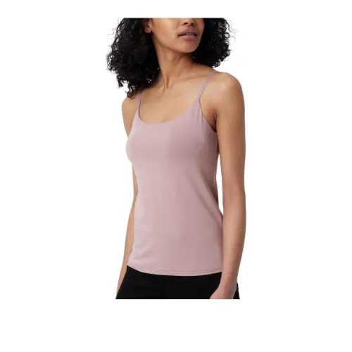 UNIQLO Топ на бретелях Женский Su Сливовый Розовый