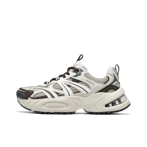 Skechers Уличные массивные кроссовки с низким верхом, светло-серые, женские
