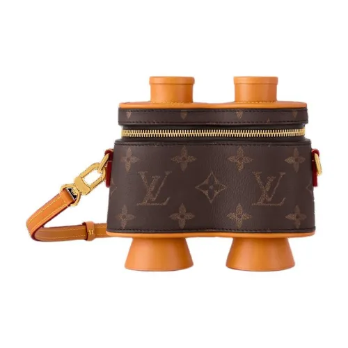 LOUIS VUITTON Сумка через плечо из коровьей кожи Мужская Коричневая