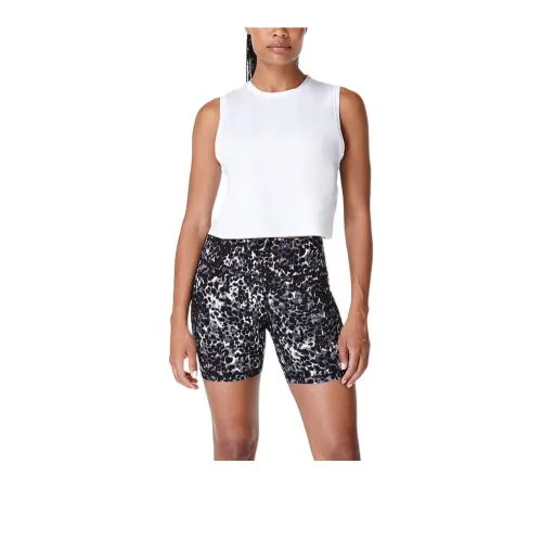 Victoria's Secret SWEATY BETTY Новый! Breathe Easy Crop MUSCLE TANK Топ Женская Белый Белый