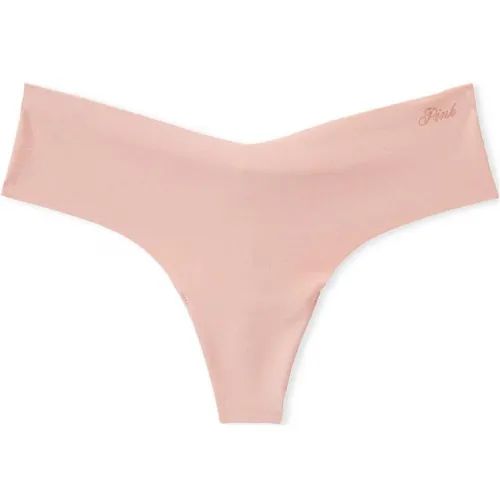 Victoria's Secret Розовый No Show Стринг PANTY Макарон Нижнее белье Женские 1 упаковка Розовый