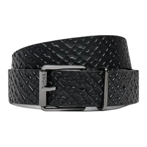 Hugo Boss Ремни из натуральной кожи Мужской Черный