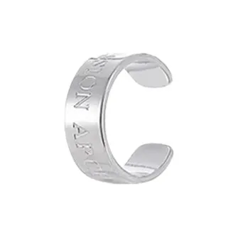 QIANFANGDAHUANGYE Титановая сталь Нижняя заколка Серьги On Унисекс