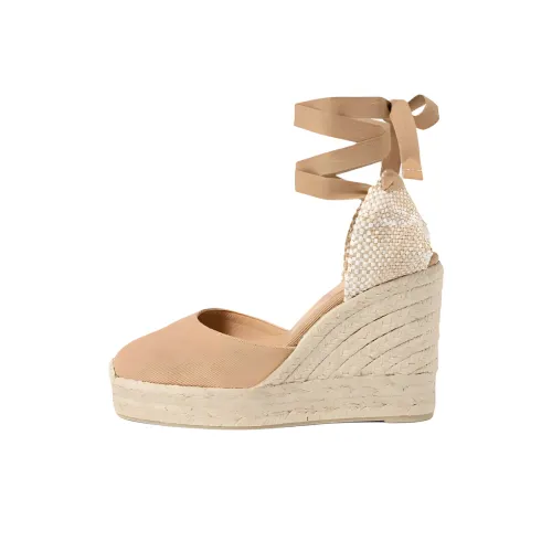 Castañer Carina Клин-каблук Высокие каблуки Женские Телесно-розовый