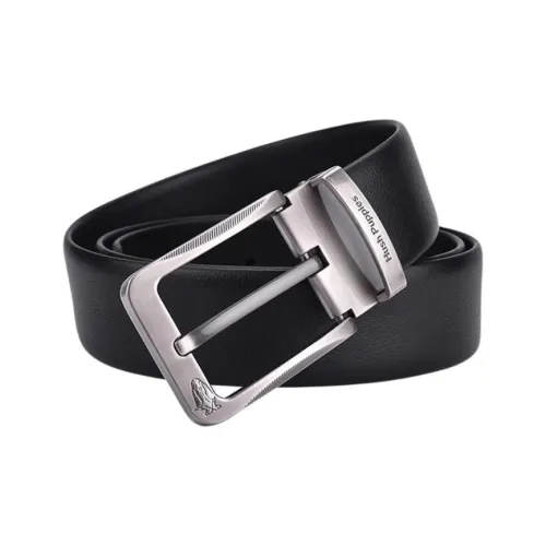 Hush Puppies Ремни из коровьей кожи Мужской Черный Ширина 3,8 см