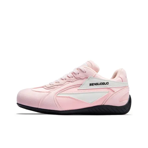 SENGUOGUO Амортизация Устойчивость к истиранию и Прочные свойства Низкий Топ Casual Женский Розовый
