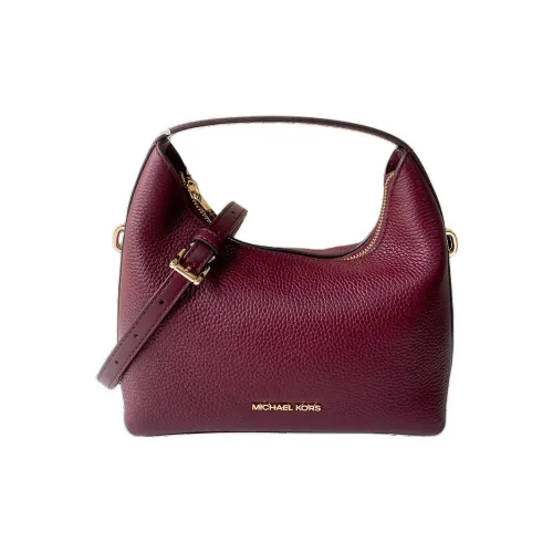 MICHAEL KORS Ember Кожа Курьерская сумка Через плечо Одно плечо Сумка Маленькая Женская Бычья кровь