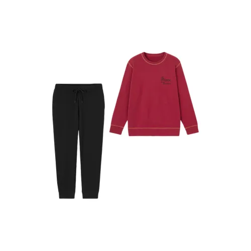 GU EVA Collaboration Red Men's Pajama Sets