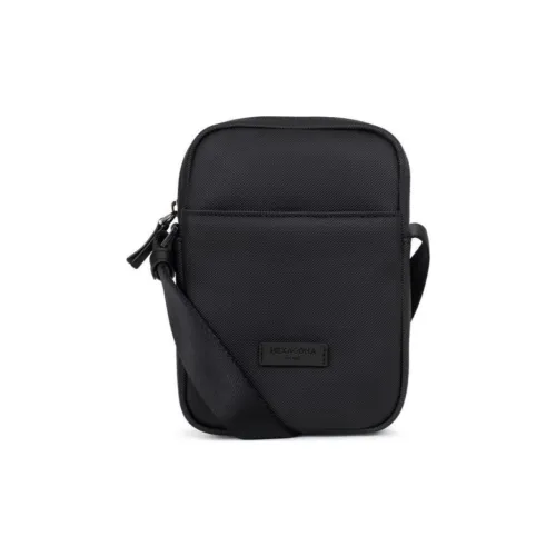 H HEXAGONA Париж Синтетический материал Курьерская сумка Сумка через плечо Мужская Черная