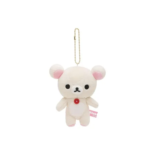 SAN X Relaxed Медвежонок Rilakkuma Медвежонок Sister Cute Fun White Plush Dolls Длина подвески 12,5 см 11,5 см Высота 11,5 см