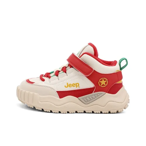 JEEP Высокие Топы Детские Лайфстайл Обувь Китайский Красный Малыш