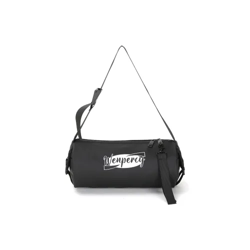 Wenpercy ПУ (полиуретан) Сумка через плечо Стандартная Унисекс Черная