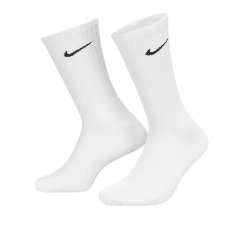 Nike Cushioned Тренировки Высокие носки 3 пары носков до щиколотки унисекс 3 упаковки белый