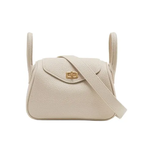 UNIFINE Сумка через плечо из натуральной коровьей кожи маленькая женская молочный коктейльный белый ореховый коричневый